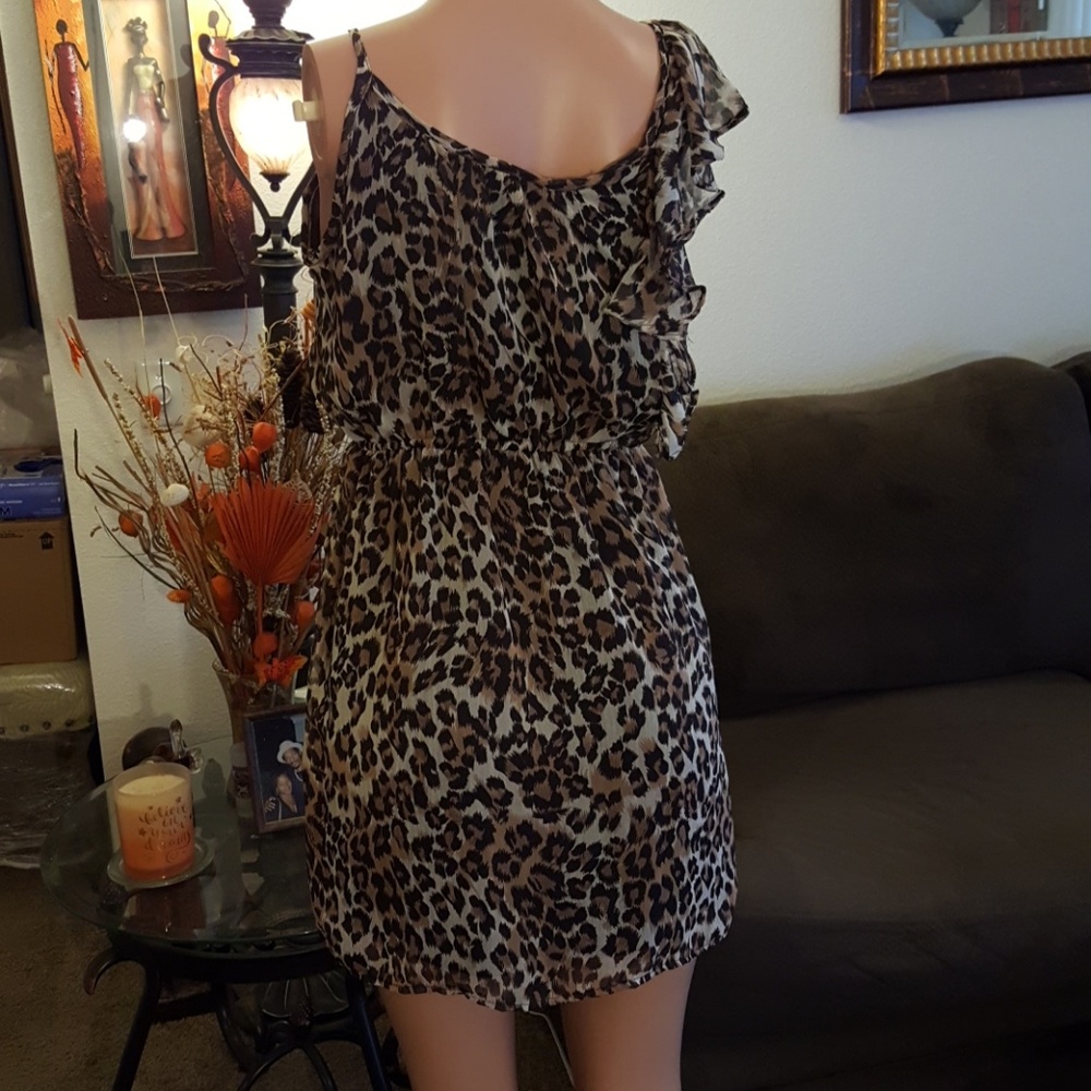 Leopard Print Dress - Picture 2 of 7
